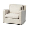 Denly 111 Beige Slipcover Club Chair (2 in stock)