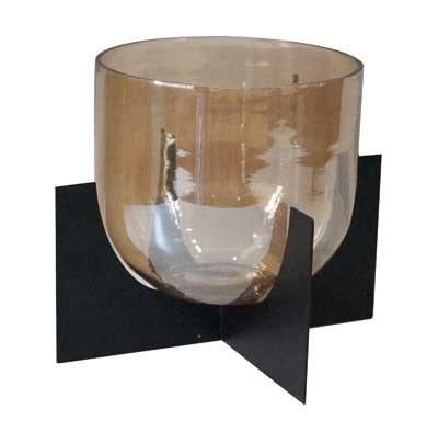 Earth Wind and Fire Metal Lustre Candleholder Short (qty of 1 in stock)