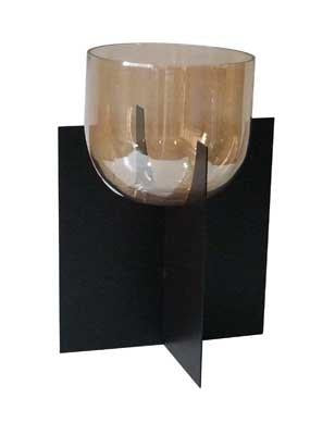 Earth Wind and Fire Metal Lustre Candleholder Tall  (qty of 2 in stock)