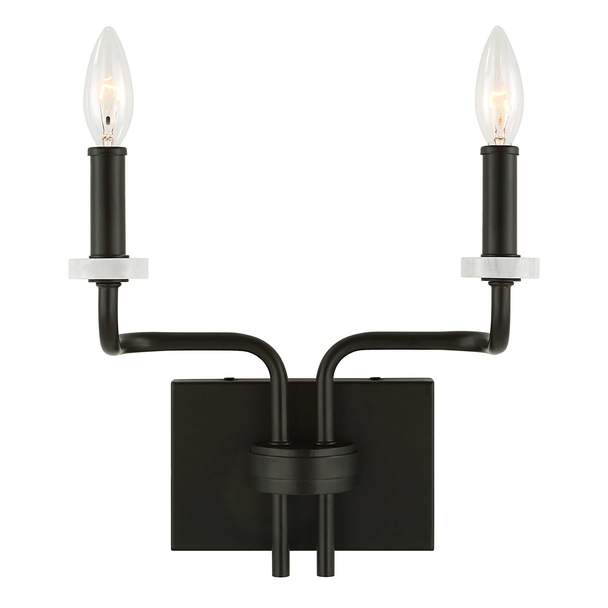 Ebony Elegance 2 light Wall Sconce (1 in stock)