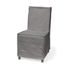 Elbert Slipcovered Grey Dining Side Chair (2 in stock)