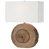 Elixa Wood Slice Table Lamp (1 in stock)