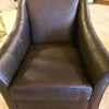 Eliza Espresso Leather Swivel Chair (1 in stock)