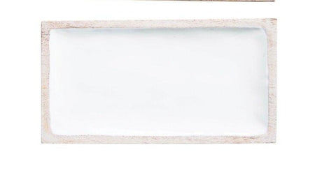 Mango and Enamel Large Tray (qty of 4 in stock)