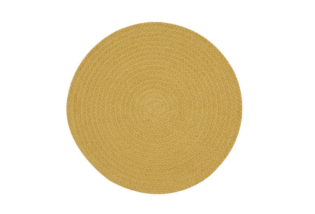Cornsilk Essex Braided Round Placemats set of 4