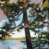 Art - Evening Pine Kiosk Canvas