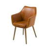 Fab Dining Chair Whiskey Brown Leather (2 in stock)