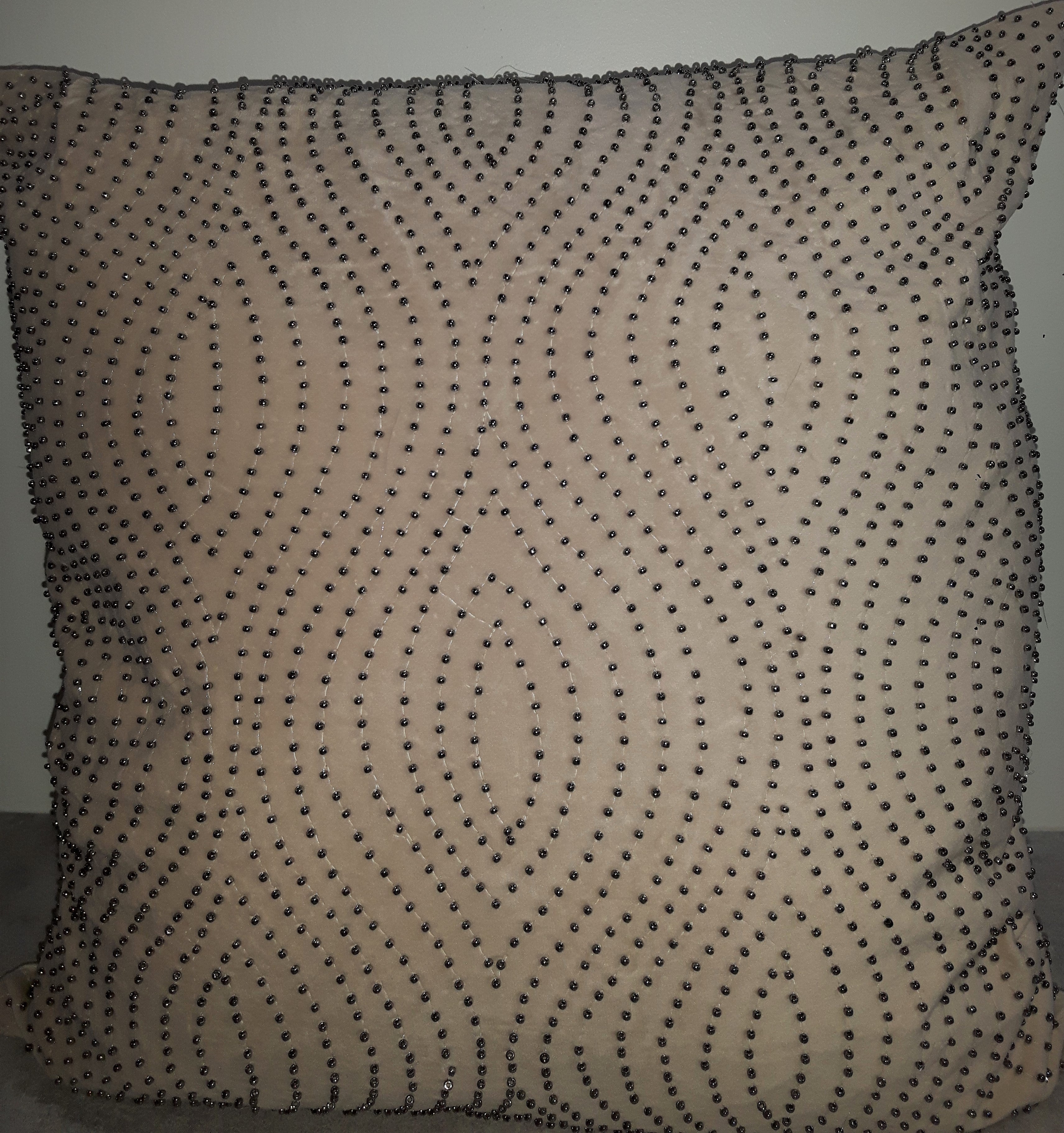 Fabiola Tan Velvet Cushion 18"  (2 in stock)