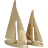 Fable Gold Finish Sailboats set of 2