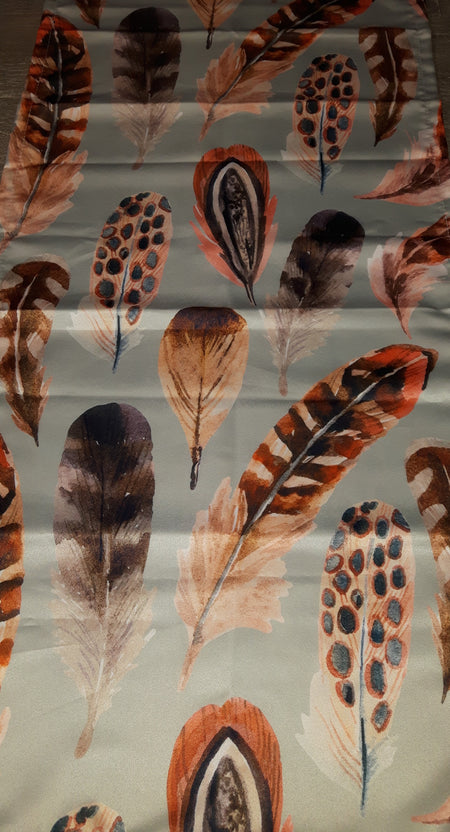 Silky Feathers Table Runner16 x 72  (4 in stock)