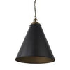 Fenton Black Metal Pendant Light