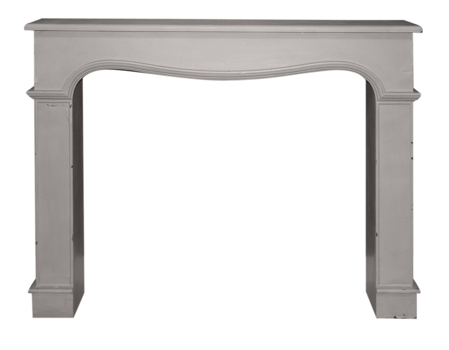 Grey Wood Fireplace Mantel (qty of 1 in stock)
