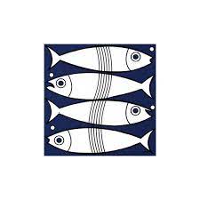 Fish Cocktail Size Paper Napkins ( 11 in stock)