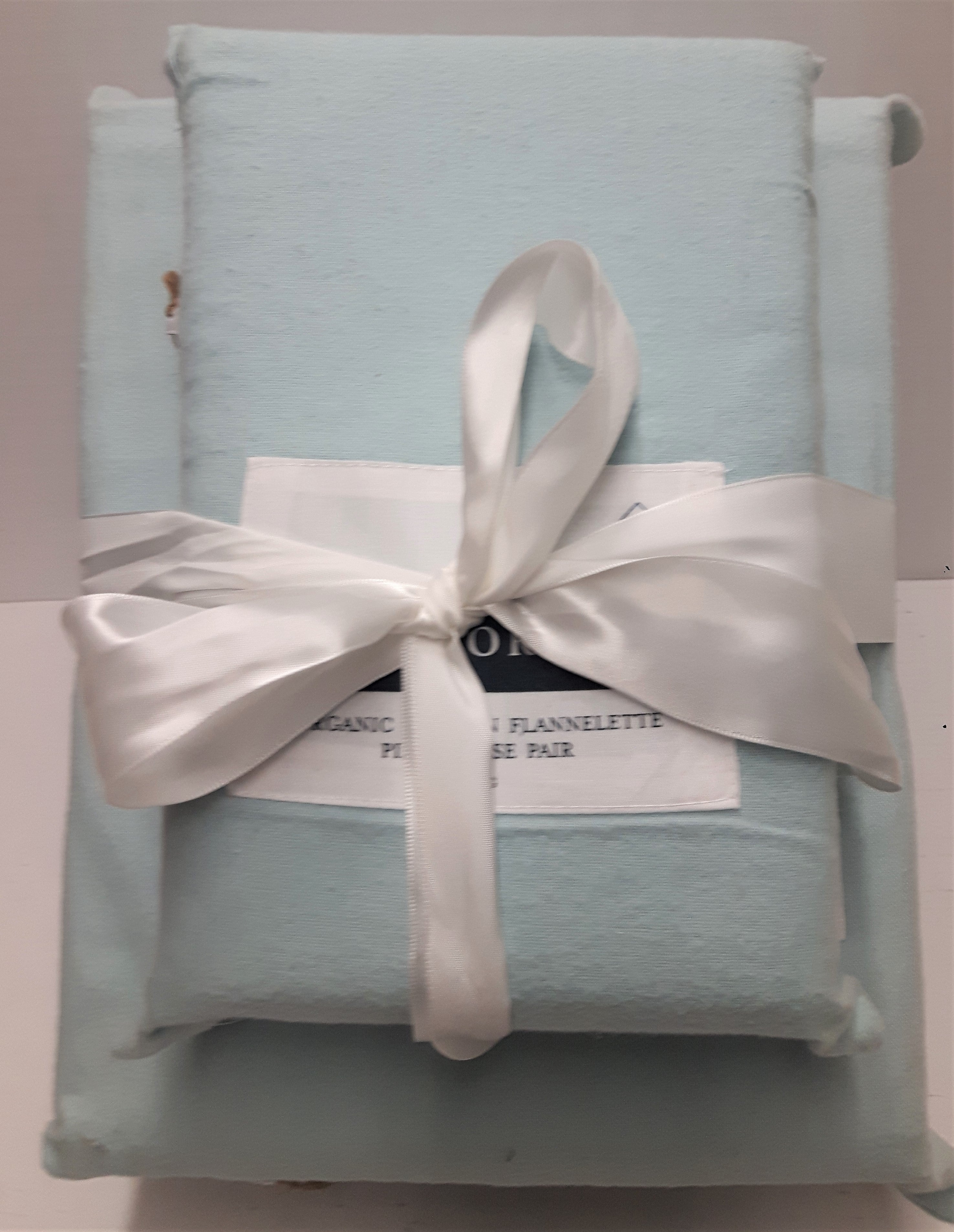 Flannelette Organic Sheets Set King Blue (1 set in stock)