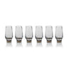Florence Silver Bottom Rock Shot Glasses  (qty of 10  in stock)