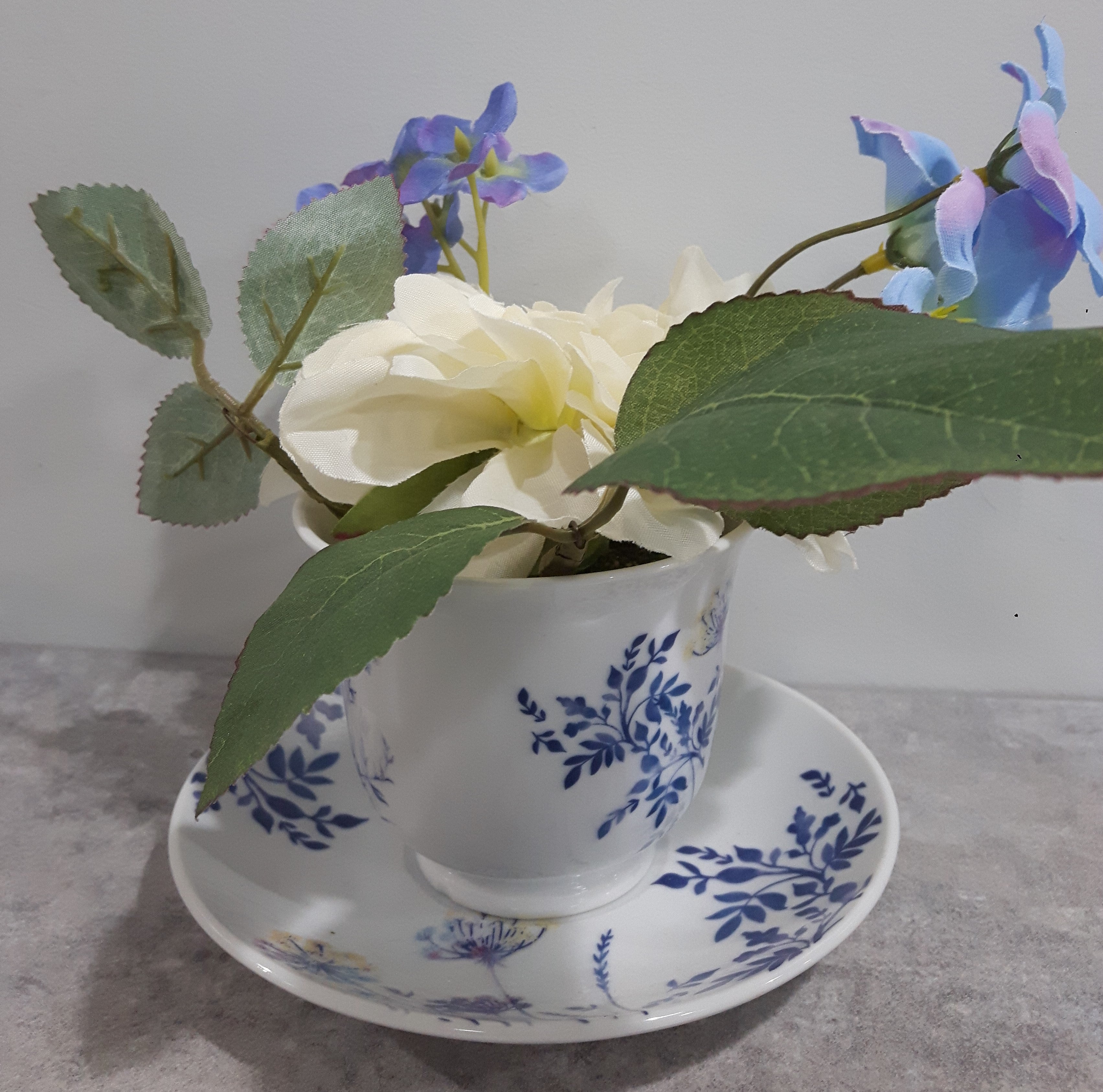 Flowers in a Teacup  (3 in stock)