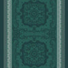 From France Table Runner Fontainebleu Vert  60" (qty of 1 in stock)