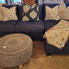 Gene Sectional condo sofa and chaise Nomad Indigo fabric (1 in stock) RHF