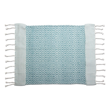 Geo Teal Placemats set of 4 (2 sets in stock)