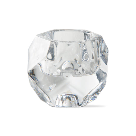 Geo Reversible Glass Candleholder (1 in stock)