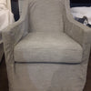 Slipcovered Glen Swivel Chair in Kalahari Pewter (1 in stock)