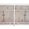 Glori 4 Door Cabinet Antique White/Grey