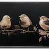 Art - Golden Birds Framed Canvas 20"x 60"
