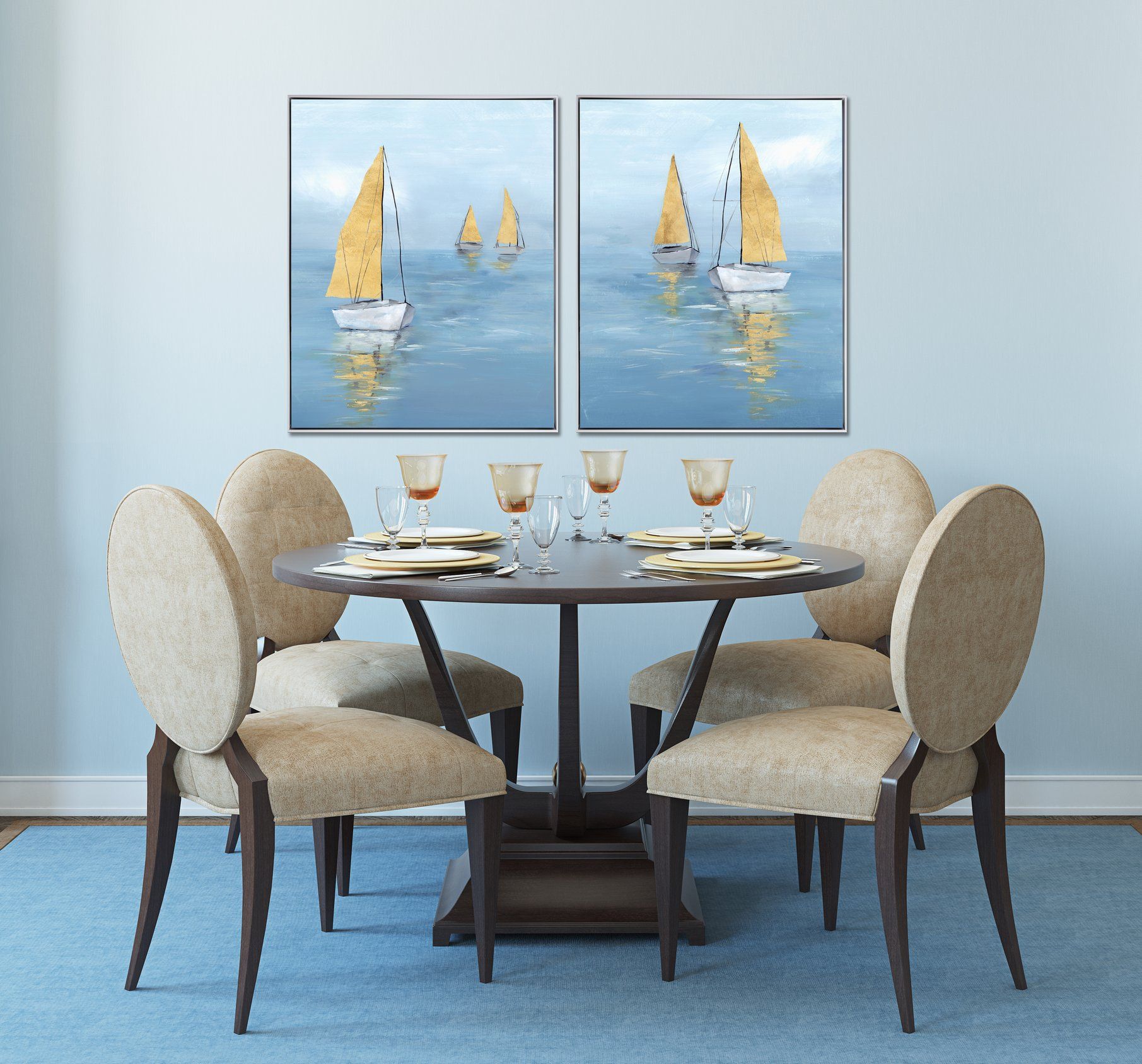 Art - Golden Sail 1 Canvas 24x30 (1 in stock)