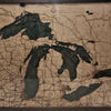Chart - Geographical The Great Lakes Large