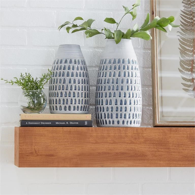 Ceramic Grey Blue Vase Large  (1 in stock)