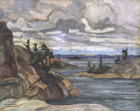 Franklin Carmichael Grey Day Art Canvas  46" x 38"