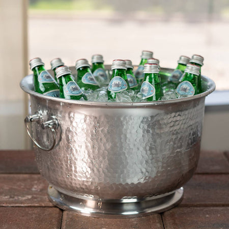 Hammered Handled Beverage Tub