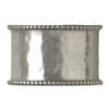 Pewter Hammered Cuff Napkin Rings set of 4