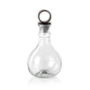Hammered Glass Decanter with Iron Stopper