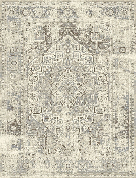 Heirloom Power Loomed Brown/Grey Rug style 1506 9 x12'