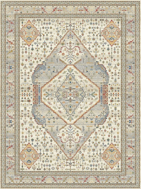 Heirloom Power Loomed Multi Rug  style 1515 size 9 x12"
