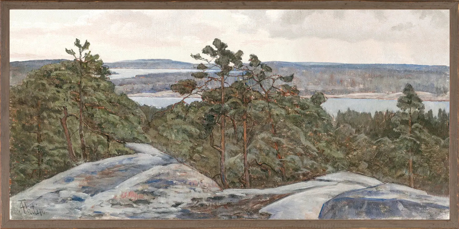 Art  - High Ground C 1911 Large Northern Collection Framed