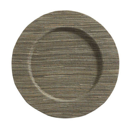Hyacinth Charger Plates Slate  (12 in stock)