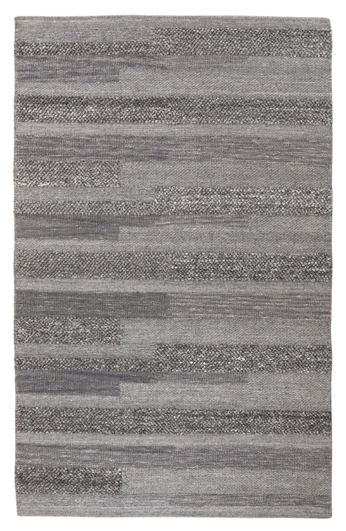 Hygge Handwoven Wool Charcoal Rug 9 x12" (1 in stock)