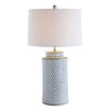 Indigo & White Ceramic Lamp (2 in stock)