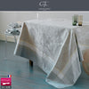 From France Tablecloth Isaphire Platine (Stain Repellant) 69"x 100" (1 in stock)
