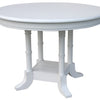 Island Breakfast Dining Table White 42" round (1 in stock)