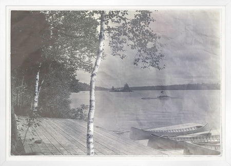 Art- Island View Framed with Glass