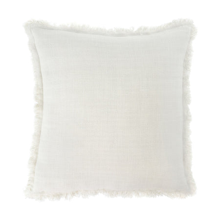 Frayed Edge Cushion 20" Ivory (1 in stock)