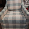 Jeffrey Swivel Chair " Bestseller" Piece of Cake Tranquil Fabric (1 in stock)