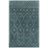 Kasbah Diamond Aqua Wool Rug 3' x 5' (1 in stock)