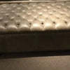 Kennedy Leather Cocktail Ottoman Capetown Grey