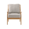 Kinsley Club Chair Light Linen Natural Frame (2 in stock)