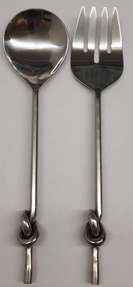 Salad Server Set Knot Handle
