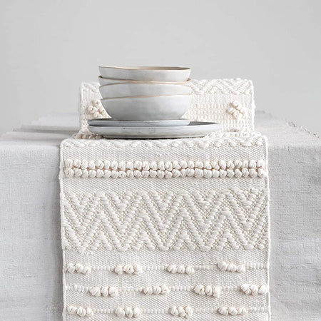 Knots and Tassels Table Runner 72"  (2 in stock)